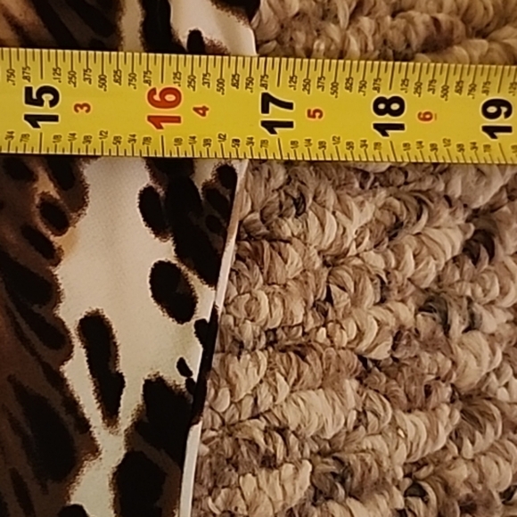 Kathy Roberts Maxi Dress 12  Stretch Knit Beaded Gathered  Sleeveless Boho - Picture 5 of 6